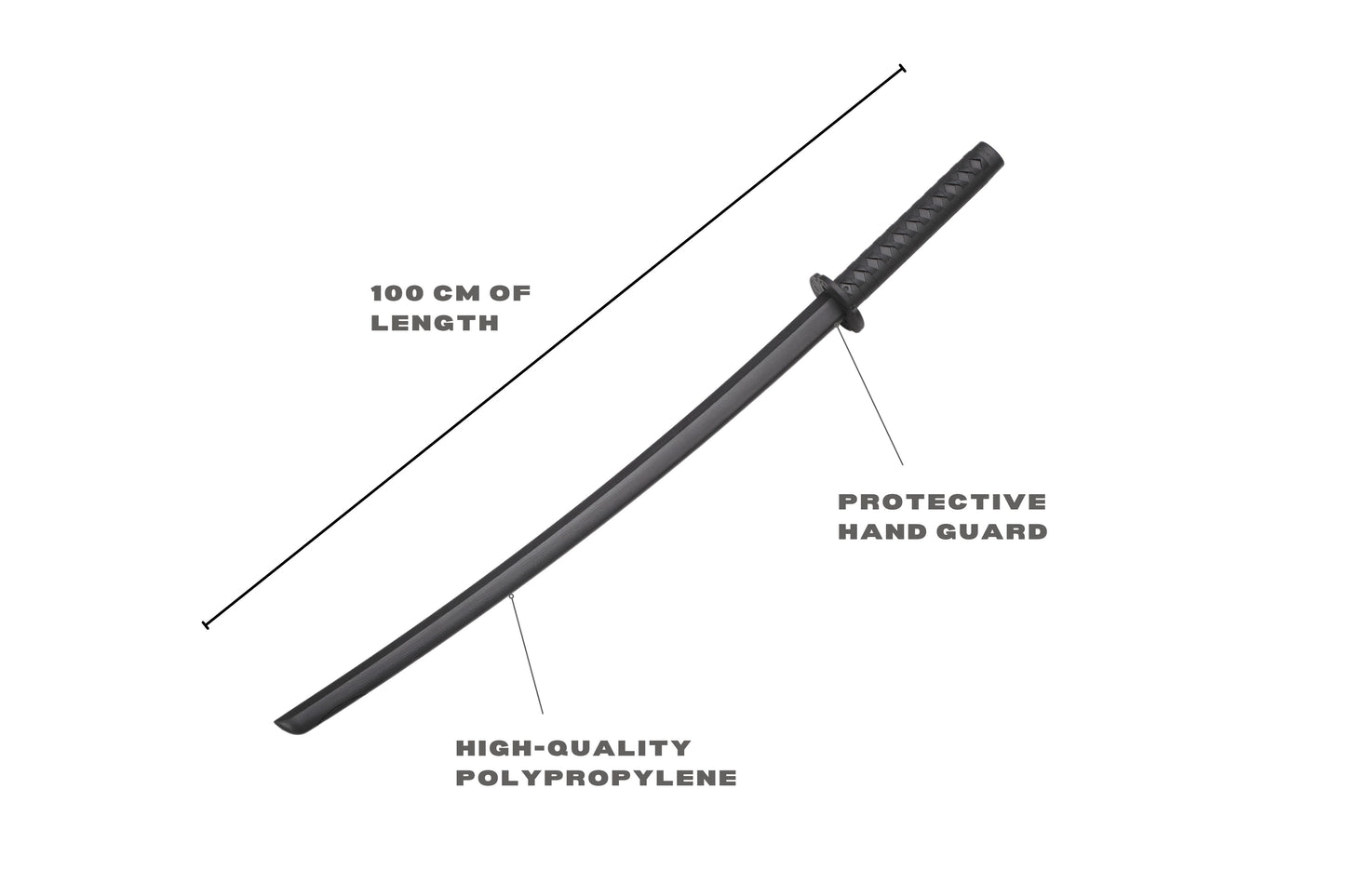 Polypropylene Bokken with Scabbard