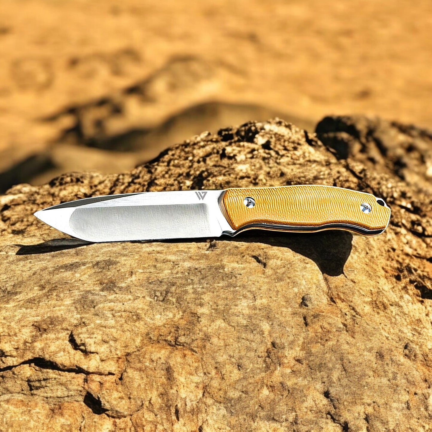 Wilora Hunting Knife | Drop Point 9Cr13 Stainless Steel Blade with Kydex Sheath and G10 Handle