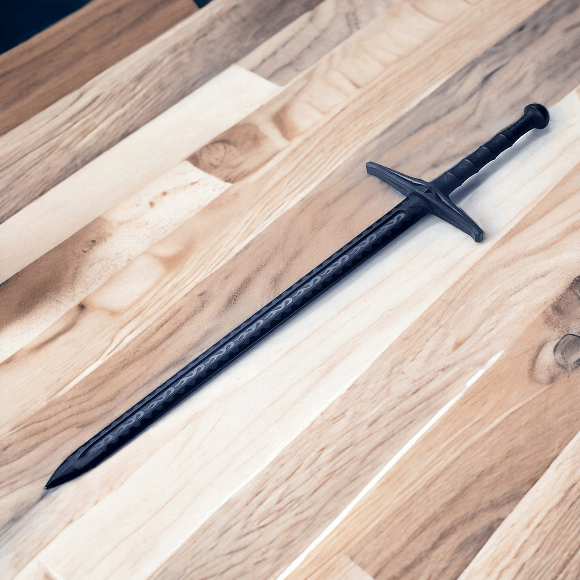 Polypropylene Black Medieval Sword