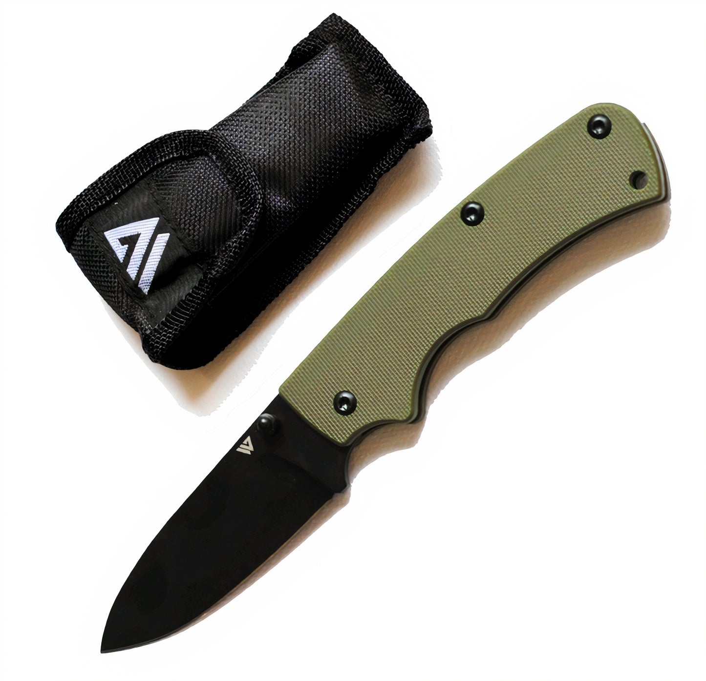 Wilora D2 Folding Knife | Classical Slip Joint, G10 Handle, Drop Point Blade with Protective Sheath