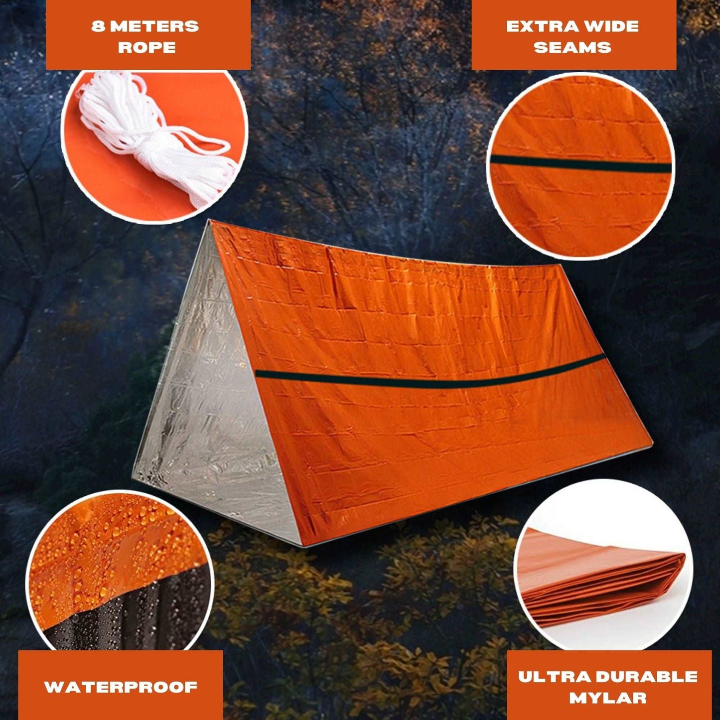 Survival Tent and Sleeping Bag