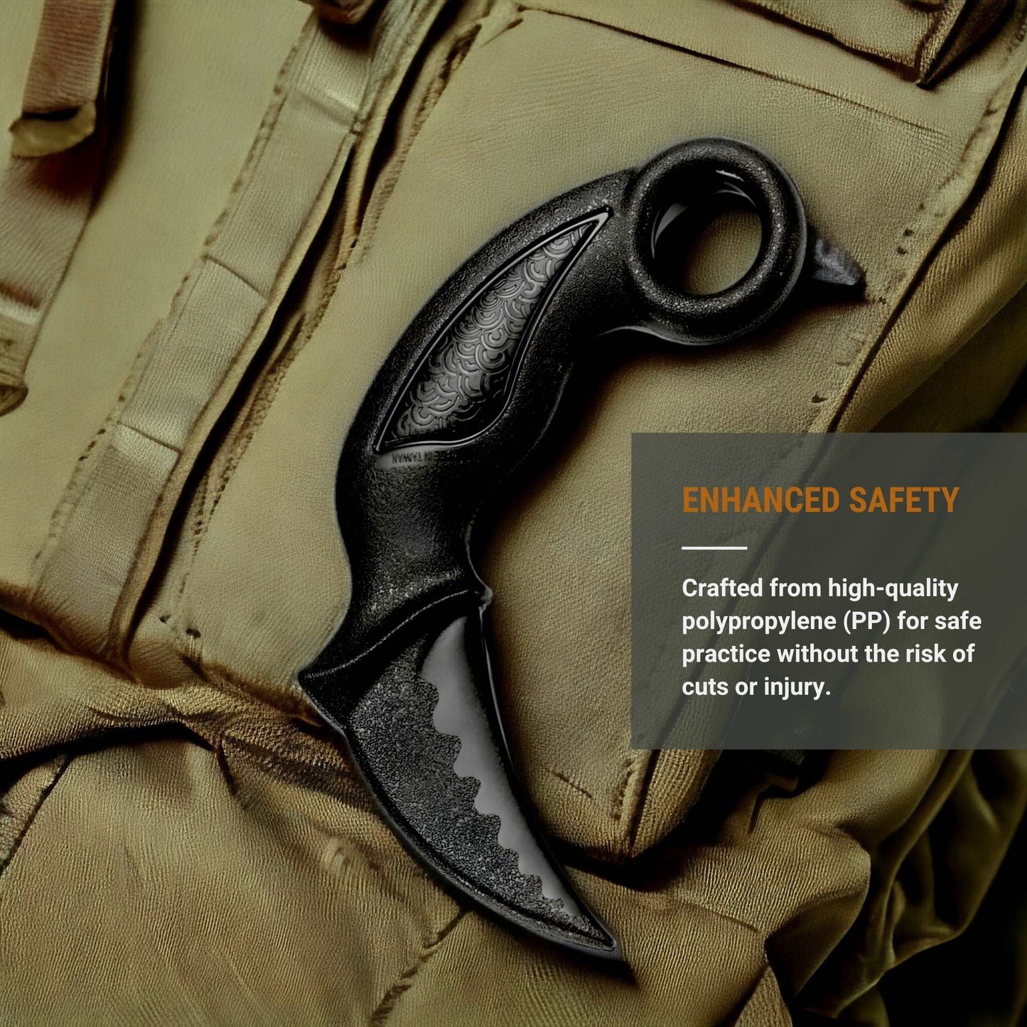 Wilora Pro-Grade Karambit Trainer - Safe, Durable & Realistic for Martial Arts Mastery